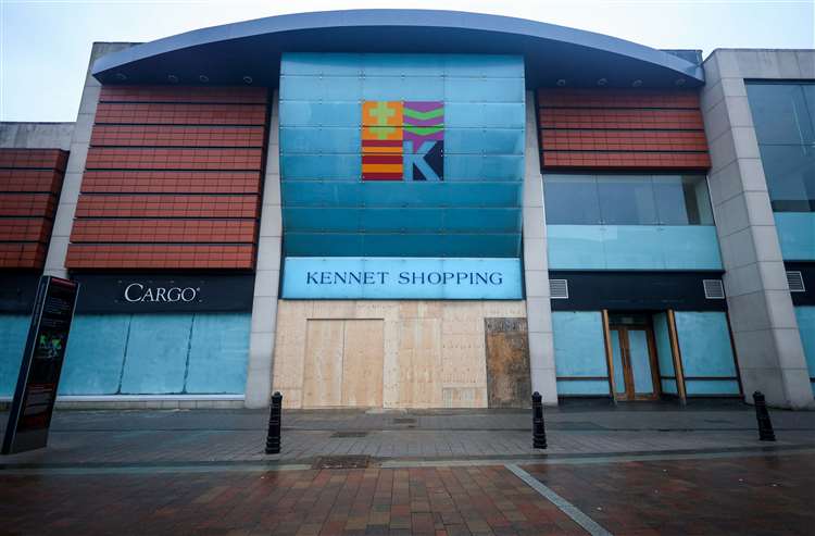 Kennet Centre Boarded Up Ahead of Redevelopment